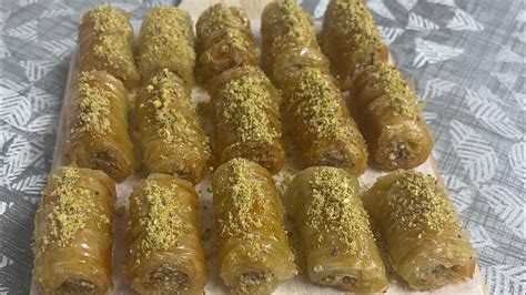 Eid Special Dessert /Delicious Baklava Recipe/Baklava Rolls - YouTube