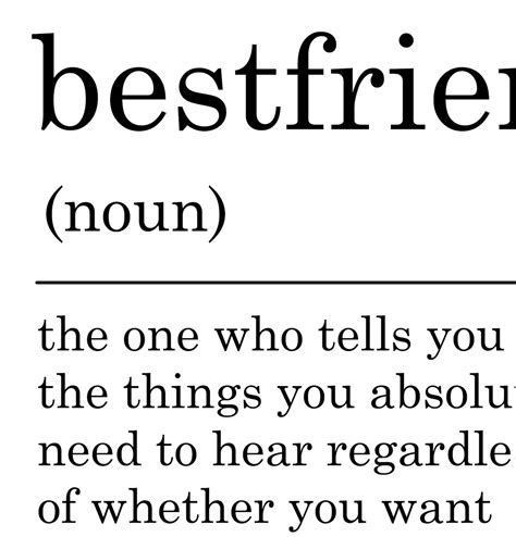 Bestfriend Definition Best Friend Gift Definition Wall Art - Etsy