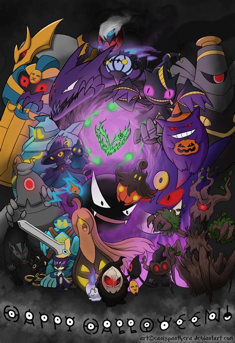 Pokemon Halloween by SeanDonnanArt on DeviantArt