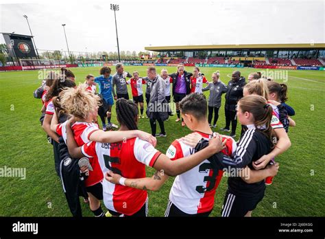 Rotterdam - Players of Feyenoord V1 during the match between Feyenoord ...