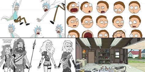 Rick And Morty Designs, Artstation Rick And Morty Style Character ...