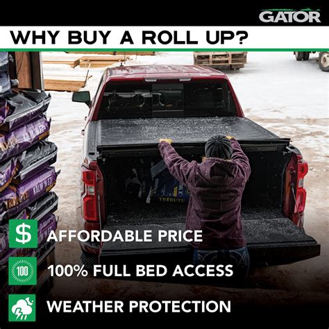 Buy Gator ETX Soft Roll Up Truck Bed Tonneau Cover | 137245 | Fits 2019 - 2023 Chevy/GMC ...