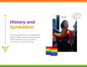 Colorful Minimalist Modern Pride Presentation - Venngage