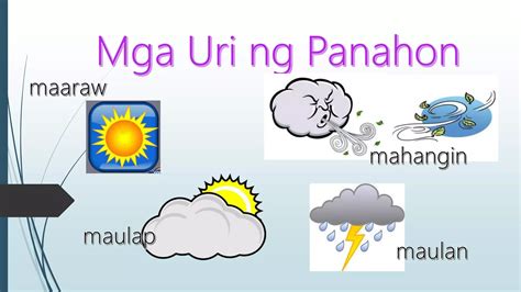 Uri Ng Panahon Worksheet For Grade 2