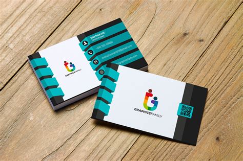 3D Creative Designer Business Card Template – GraphicsFamily