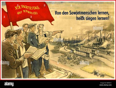 East germany propaganda 1950s hi-res stock photography and images - Alamy