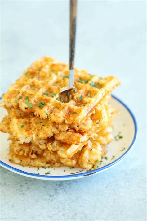 Tater Tot Waffles - Damn Delicious