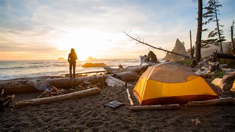 Camping on Rialto Beach in Olympic National Park - Olympic National ...