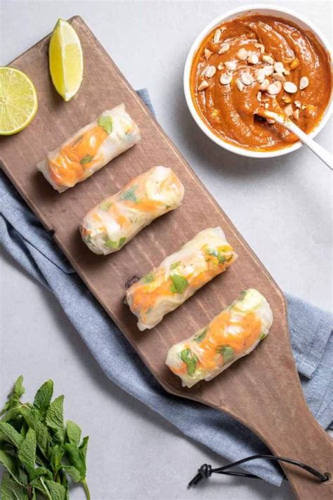 Vegan Vietnamese Tofu Spring Rolls - Delish Knowledge