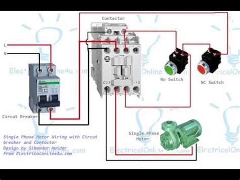 Single Phase Magnetic Motor Starter Wiring Diagram - Collection ...