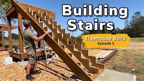 The Easiest Way to Build Stairs || Stair Stringers are Easy - YouTube