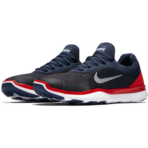 Men's New England Patriots Nike Navy Free Trainer V7 Collection Shoes - NFLShop.com