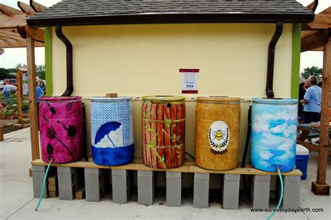 Baytec Containers Blog: Decorated Rain Barrels