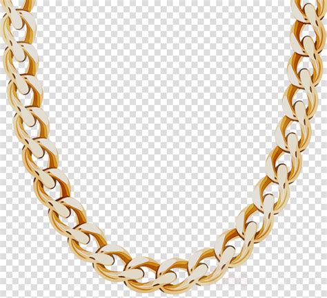 Chunky Gold Chain Statement Necklace Fashion Accessory PNG | PNG All