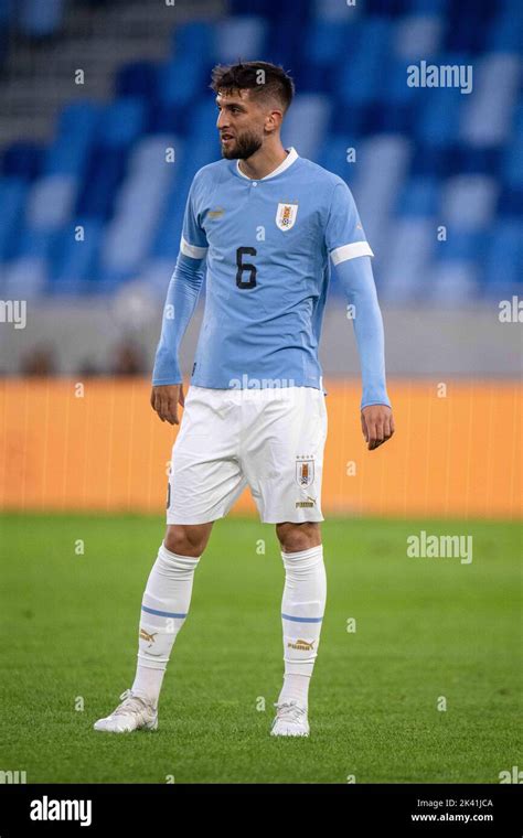 BRATISLAVA, SLOVAKIA - SEPTEMBER 27: Rodrigo Bentancur of Uruguay ...