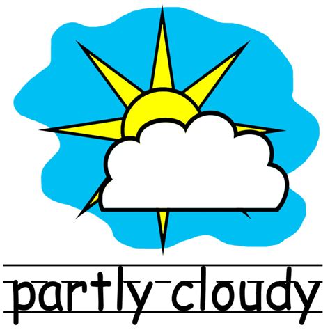 Mostly Cloudy Clipart - ClipArt Best