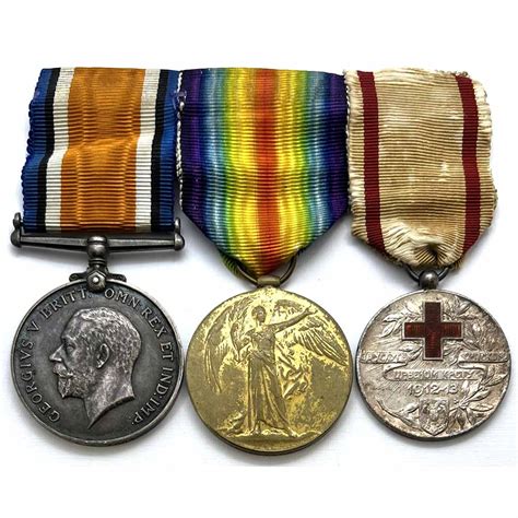 WW1 Pair Serbian Red Cross 1912-13 – Liverpool Medals