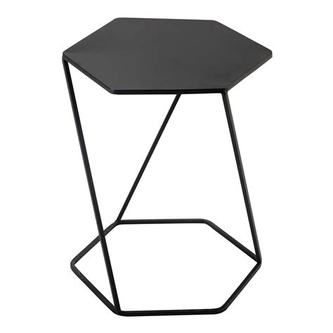Metalen bijzettafel, zwart, lengte 45 cm, CURTIS - 49€ - maisondumonde Circular Coffee Table ...