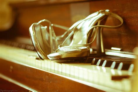 Bride Shoes On Piano Free Stock Photo - Public Domain Pictures