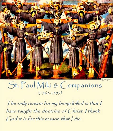 St. Paul Miki and Companions: Martyrs