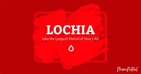 Lochia or Postpartum Bleeding (aka the Longest Period of Your Life)