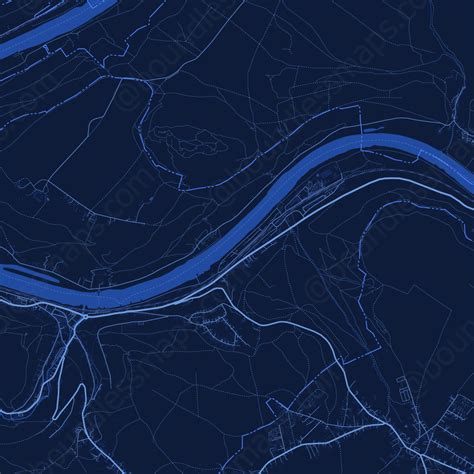 Bad Schandau Vector Map - Dark Blue (AI,PDF) | Boundless Maps