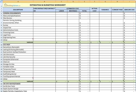 New Home Budget Spreadsheet Spreadsheets contributed us the probable to ...