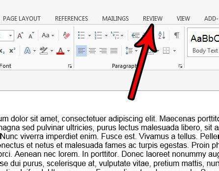 How to Count Characters in Microsoft Word 2013 (A Quick 3 Step Guide ...