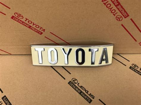 TOYOTA LAND CRUISER BJ40 Heckklappe Emblem Logo Schriftzug Zeichen Ornament re. $77.51 - PicClick AU