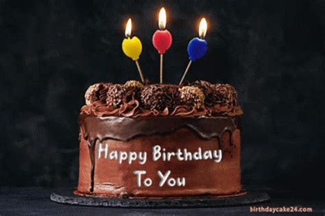 Happy Birthday Cake GIF - HappyBirthday Cake Candle - Discover & Share GIFs