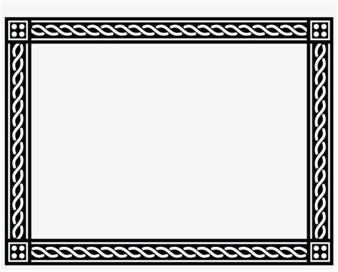 Black Border Frame Png Free Download - Free Certificate Border Png Transparent PNG - 1024x791 ...