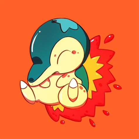 Cyndaquil by Butapokko on DeviantArt in 2021 | Pokemon art, Cute pokemon, Pokemon images