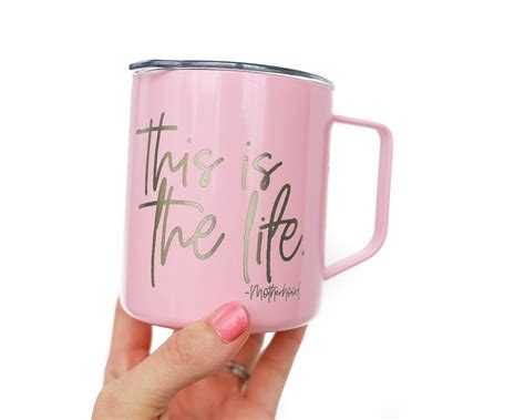 This Is The Life Engraved Stainless Steel Travel Mug | Stainless steel travel mug, Mugs, Travel mug