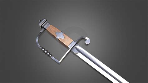 Spadroon, British 1786 inspired (sword) - Download Free 3D model by leeeck [4be546b] - Sketchfab