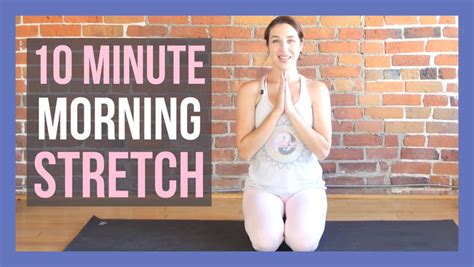 10 min Morning Yoga Stretch to Wake Up – ALL LEVELS NO PROPS - Yoga ...