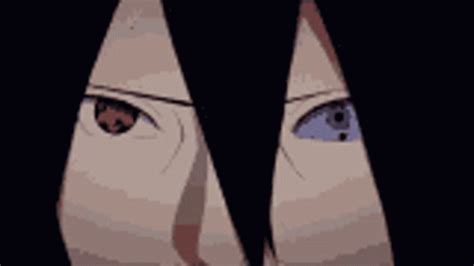 Sasuke Uchiha's Powerful Rinnegan GIF