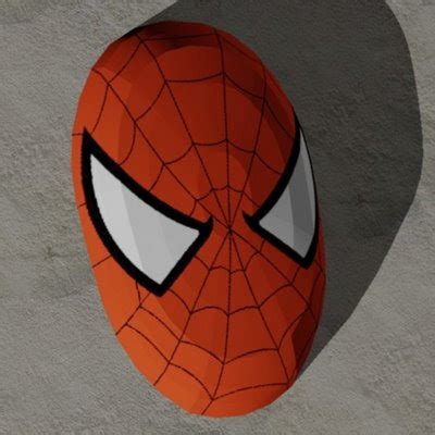 Spiderman Mask | Free Printable Papercraft Templates