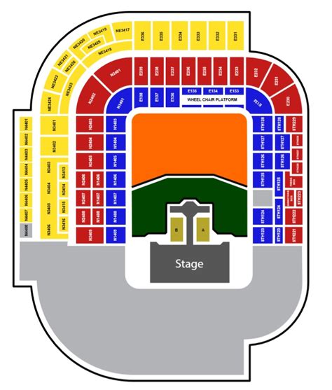 Old Trafford Seat Map