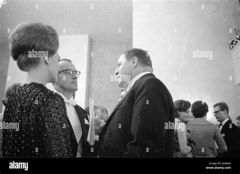 Franz Josef Strauss at the reopening of the Munich National Theatre, 1963 Stock Photo - Alamy