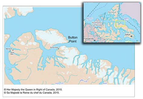 Location of Button Point on Bylot Island, Nunavut. | Download ...