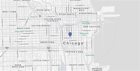 Chicago Loop Neighborhood Map