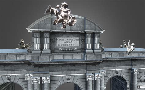 PUERTA DE ALCALÁ - MADRID: 3D on Behance