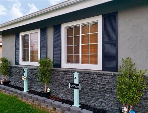 Exterior Vinyl Louvered Shutters - Shutterland Exterior Shutters | Louvered shutters, Shutters ...