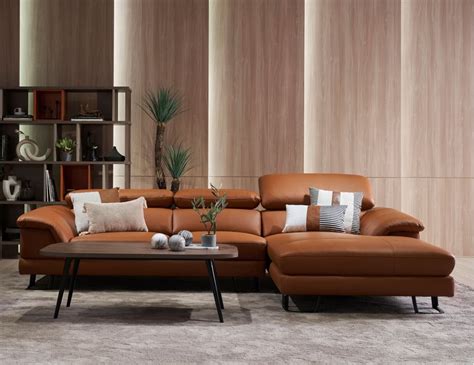 Sofa Bed L Shaped Leather | Baci Living Room