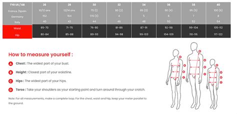 TYR Sizing Chart | Swimouest