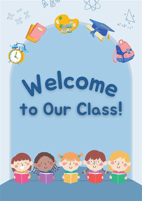 Free Printable Classroom Welcome Poster Templates Canva, 55% OFF