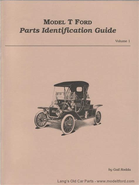 Model T Parts Identification Guide Vol 1, PART-G