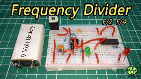 How to make Frequency Divider circuit using 555 timer and CD4017 IC