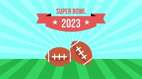 Super Bowl 2023 Vector Background in EPS, Illustrator, JPG, PSD, PNG ...