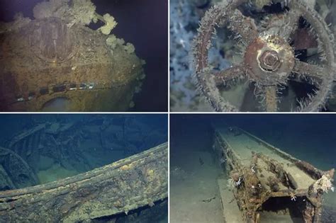 Haunting footage inside wreckage of World War II battleship discovered ...